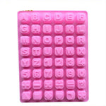 Stars Shape English Alphabet Silicone Chocolate Mold DIY Ice Handmade Soap Mold, Stars Shape English Alphabet