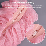 Long Handle Hanging Soft Mesh Back Body Bath Shower Brush
