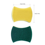 10 PCS Magic Sponge Eraser Cleaner Kitchen Clean Scouring Cloth Dish Washing Kitchen Cleaning Tools, 10x8x3cm, Waist Shape, 10x8x3cm, Square