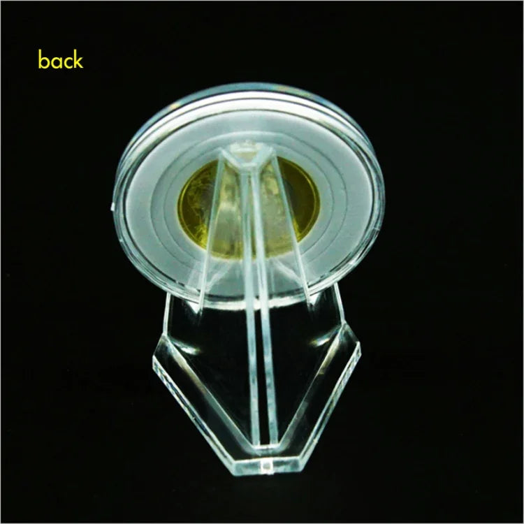 Acrylic Tripod Coin Display Badge Collection Rack, Tripod Coin Display Rack