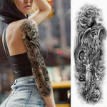 Large Arm Sleeve Waterproof Temporary Tattoo Sticker