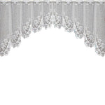 White Translucent Coffee Curtain Tulle Lace Sheer Warp Knitted Jacquard Curtains Bedroom Curtains, Lower Curtain, Upper Curtain, Upper And Lower Curtain