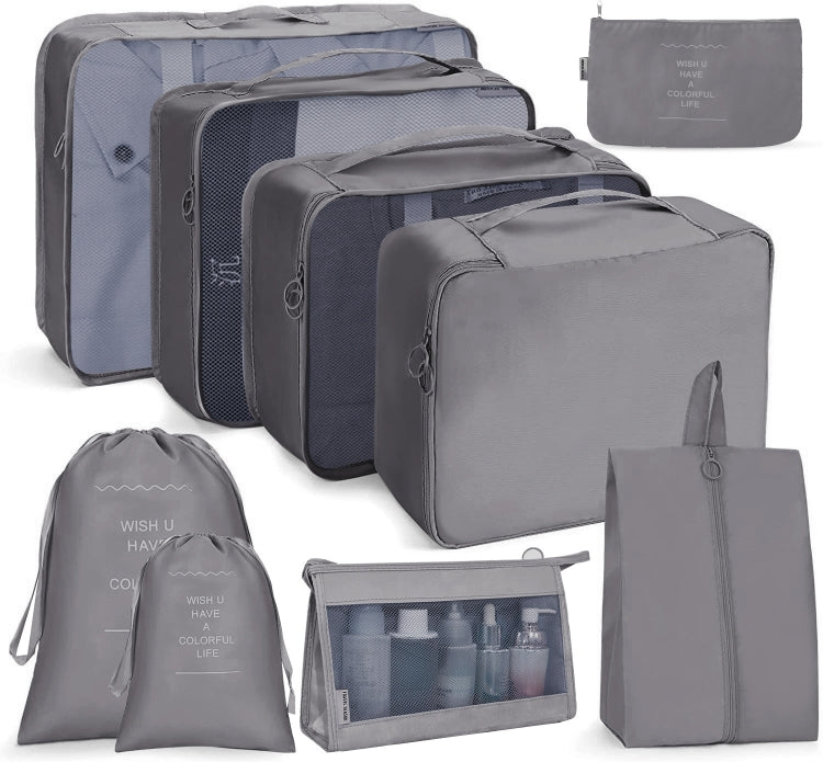 Travel Storage Bag Set Folding Storage Bag, 7 In 1, 8 In 1 Beam Mouth, 8 In 1 Cosmetic Bag, 8 In 1 Toiletry Bag, 9 In 1 Cosmetic Bag, 9 In 1 Toiletry Bag