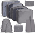 Travel Storage Bag Set Folding Storage Bag, 7 In 1, 8 In 1 Beam Mouth, 8 In 1 Cosmetic Bag, 8 In 1 Toiletry Bag, 9 In 1 Cosmetic Bag, 9 In 1 Toiletry Bag