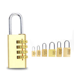 Four-digit Brass Code Padlock High-grade Security Gym Door Lock, Gym Door Lock