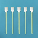 100 Sticks Inkjet Sponge Flat Head Cleaning Wipe Industrial Rod, 13cm