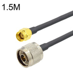 RP-SMA Male to N Male RG58 Coaxial Adapter Cable, RP-SMA Male to N Male 0.5m, RP-SMA Male to N Male 1m, RP-SMA Male to N Male 1.5m, RP-SMA Male to N Male 3m, RP-SMA Male to N Male 5m, RP-SMA Male to N Male10m