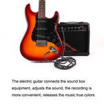 Guitar Connection Wire Folk Bass Performance Noise Reduction Elbow Audio Guitar Wire, 0.5m(Red Black), 1m(Red Black), 3m(Red Black), 6m(Red Black), 10m(Red Black)