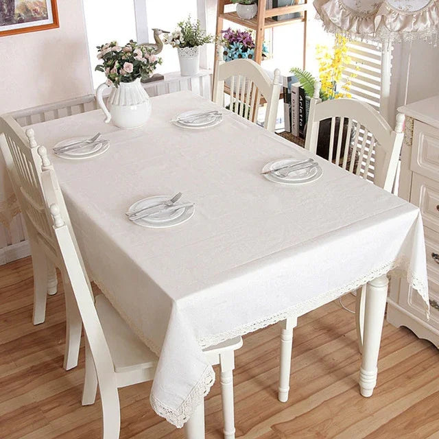 Linen Cotton Thicken Tablecloth Hem Splice Washable Coffee Dinner Table Cloth for Wedding Banquet, 90x90cm, 100x140cm, 140x140cm, 140x160cm, 140x180cm, 140x200cm, 140x220cm, 140x250cm, 100x160cm, 90x140cm, 130x180cm, 120x120cm, 120x160cm