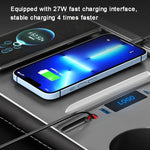 For Tesla Model 3 / Y 27W Quick Interior Charger Intelligent 8 Pin Docking Station HUB, PT-DSL-2 8 Pin