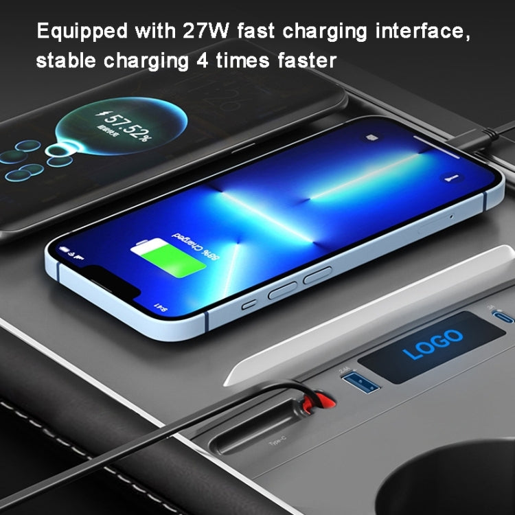 For Tesla Model 3 / Y 27W Quick Interior Charger Intelligent 8 Pin Docking Station HUB, PT-DSL-2 8 Pin