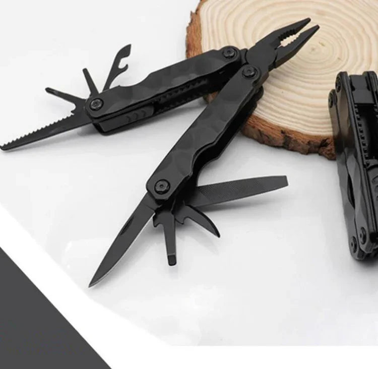 15 in 1 Outdoor Camping Survival Tool Foldable Multifunctional Pocket Plier, 10 in 1, 11 in 1