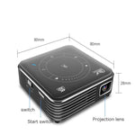 P11 4K HD DLP Mini 3D Projector 4G + 32G Smart Micro Convenient Projector, UK Plug, AU Plug