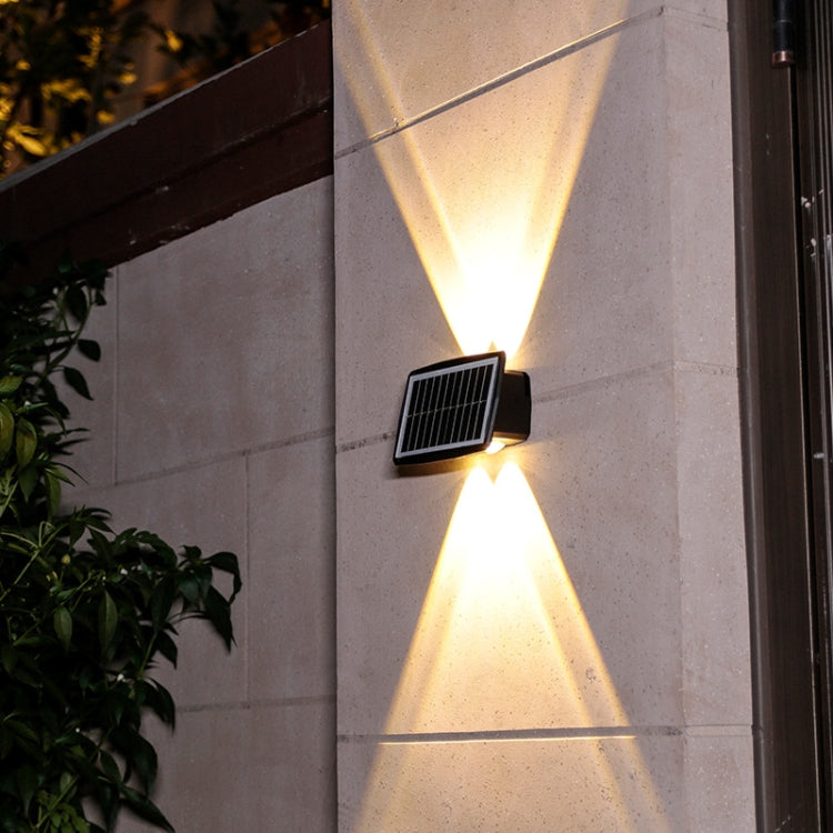 Solar Wall Lamp Outdoor Waterproof Up And Down Double-headed Spotlights, 4LED, 8LED, 6LED