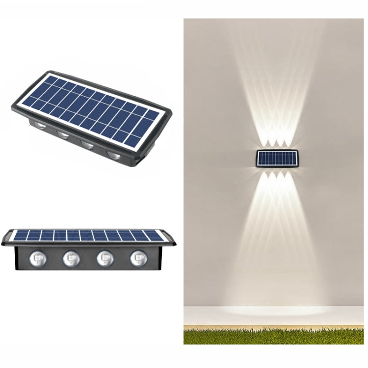Solar Wall Lamp Outdoor Waterproof Up And Down Double-headed Spotlights, 4LED, 8LED, 6LED