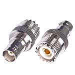 BNC Female Jack To UHF PL-259 Female Straight Type RF Coax Adapter Connector, BNC Female To UHF Female