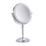 Desktop Double-SidedRound LED Luminous Makeup Mirror Liftable Magnifying Mirror, Plane + 3 Times Magnification(8-inch Battery Model), Plane + 5 Times Magnification(8-inch Battery Model), Plane + 7 Times Magnification(8-inch Battery Model)              ...