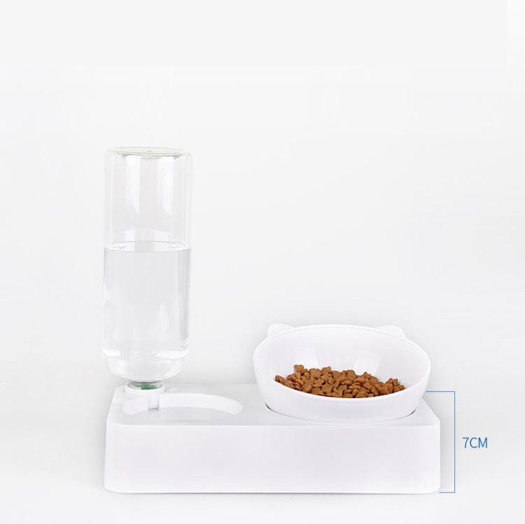 Pet Bowl Anti-tipping Automatic Drinking Water Feeding Bowl, Small