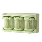 Plastic Seasoning Box Multi-purpose Combination Seasoning Rack Kitchen Supplies, One Grid, Two Grid, Three Grid, Four Grid