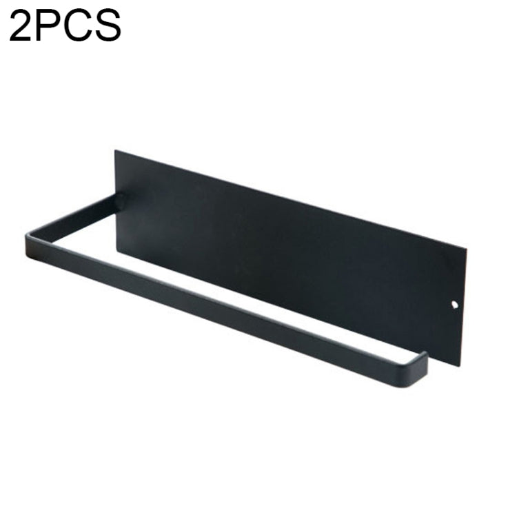 Punch-free Wall-mounted Bathroom Kitchen Roll Holder Towel Rack