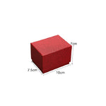 Litchi Texture Watch Box Jewelry Gift Box Earring Necklace Jewelry Watch Packaging Box, Black