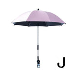 Stroller Universal Stroller Umbrella Sliding Baby Artifact Vinyl Anti-UV Universal Clip Sun And Rain Dual-use Umbrella, Pink, Gray, Blue, Black