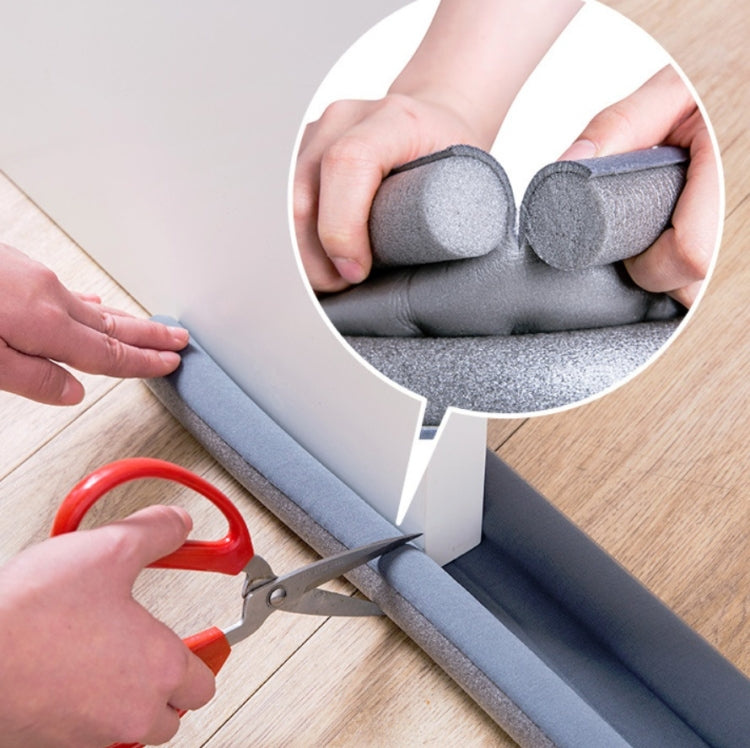 Door Gap Sealing & Sound Insulation Strip Door & Window Gap Wind-proof & Warm-keeping Paste Dust-proof Tape, Gray, White, Black