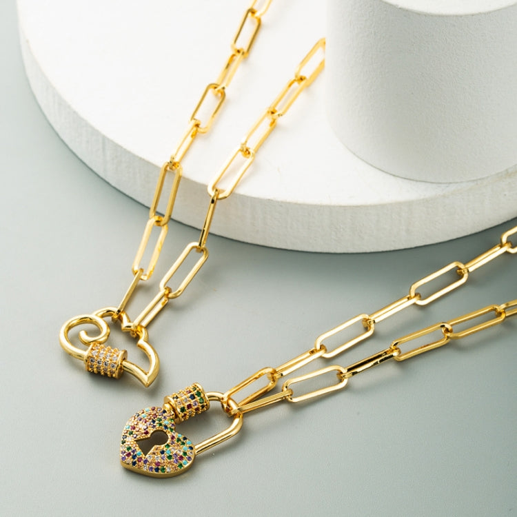 Ladies Exquisite Clavicle Chain Brass Micro-inlaid Zircon Necklace, Cloud