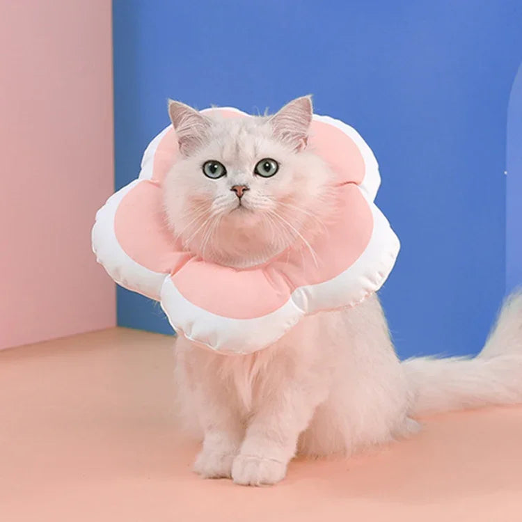 Cute Flower Shaped Pet Anti-licking Collar, L, S, M