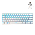 RK61 61 Keys Bluetooth / Wireless Dual Modes Tablet Mobile Gaming Mechanical Keyboard, Cable Length: 1.5m, Tea Shaft, Green Shaft, Red Shaft