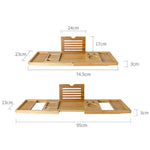 Bathtub Wine Mobile Phone Tablet Stand Bathtub Shelf Tray Shelf Rack, Wine Mobile Phone Tablet Stand