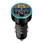 Halo Car MP3 Bluetooth Player Car Charger Car FM Transmitter 3.1A Car Charger, Elegant Black, Tyrant Gold, Snow Silver