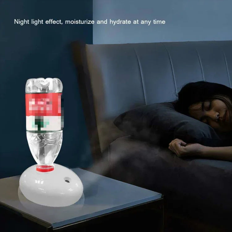 Portable Mini Ultrasonic Desktop Air Humidifier USB Household Mineral Water Bottle Humidifier, Air Humidifier