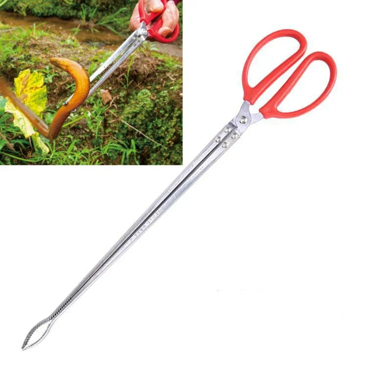Rice Eel Clip Lobster Tongs Rice Eel Clip Crab Loach Pliers Fish Control Garbage Clip, 38cm Straight, 52cm Straight, 62cm Straight, 38cm Elbow, 52cm Elbow, 62cm Elbow