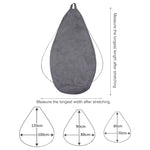 Lazy Sofa Bean Bag Chair Fabric Cover, 70x80cm, 80x90cm