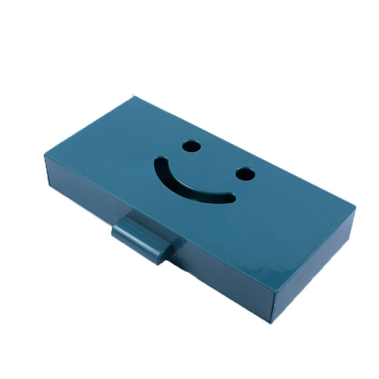 Hidden Drawer Storage Box Office Desk Bottom Paste Large Capacity Pen Case, Dark Blue, Light Blue, Pink, Gray