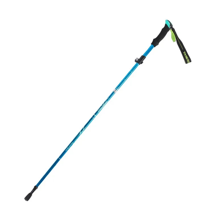 TANERDD TR-D0001 Trekking Poles Aluminum Alloy Folding Outdoor Handrails Trekking Walking Sticks, TR-D0001 Short (Red), TR-D0001 Short (Blue), TR-D0001 Short (Sky Blue), TR-D0001 Short (Purple), TR-D0001 Short (Black), TR-D0001 Short (Green)           ...