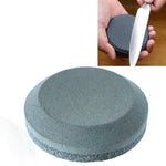 2 PCS Double-Sided Whetstone Kitchen Knives Round Knife Sharpener, Style:B, A, B