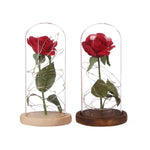 LED flashing luminous artificial fresh roses romantic decorative flower wedding Valentine's Day gift to send lovers birthday, 0-5W