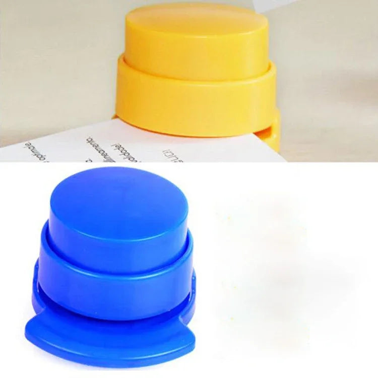 No Staple Paper Loose-leaf Stapler Air Needle-free Binder, Random Color Delivery, Needle-free Binder
