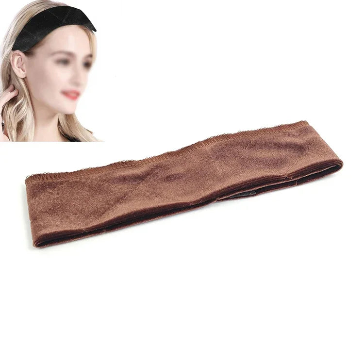 Handmade Velvet Wig Hair Band Wig Fixed Headband