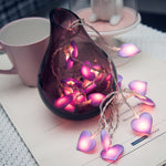 LED Fairy Lights Love Heart Lantern Navidad String Lights Holiday Lighting Bedroom Home Decoracion, 3m 20LEDs