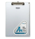 A4 Aluminum Clipboard Writing Pad Folder School Office Stationery Supplies, Size: 31.5x22.5cm, 31.5x22.5cm