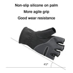 HUMRAO Winter Half-Finger Flip Cover Warm Gloves For Outdoor Sports Skiing And Cycling, L