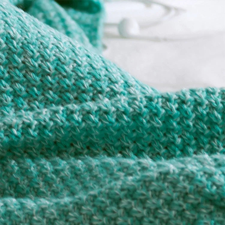 Mermaid Tail Blanket For Adult Super Soft Sleeping Knitted Blankets, 90 X50cm, 140 X70cm