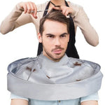 3PCS DIY Hair Cutting Cloak Umbrella Cape Salon Barber Creative Apron, Polyester