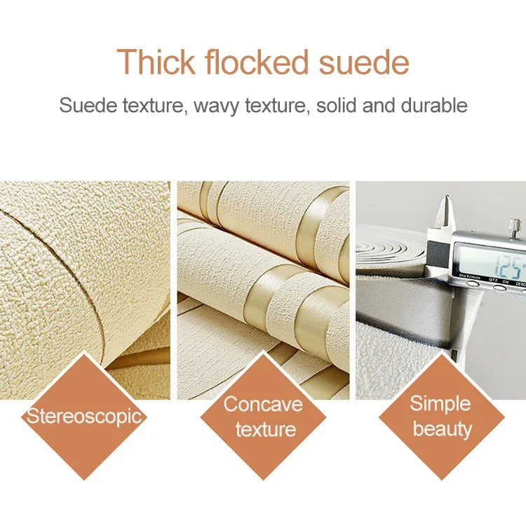 Simple 3D Water Ripple Non-woven Wallpaper Home Decoration Wall Paper