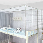 Student Dormitory Upper Berth Free Installation of Dustproof Top Side Single Door Mosquito Net, 90x190x150 cm (Without Stand), 90x190x150 cm (Including Bracket)