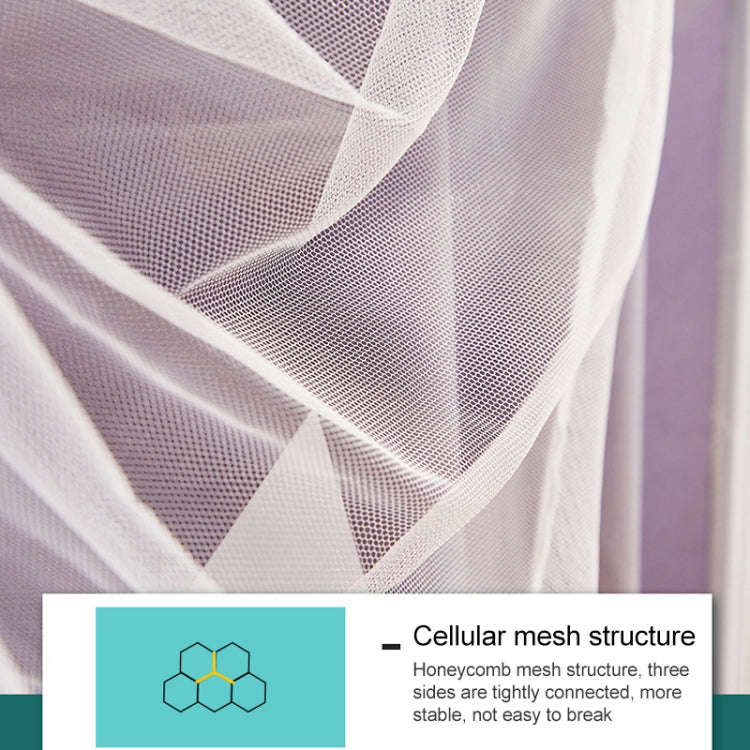 Household Free Installation Thickened Encryption Dustproof Mosquito Net, 120x200 cm Full Bottom, 150x200 cm Full Bottom, 180x200 cm Full Bottom, 180x220 cm Full Bottom, 200x220 cm Full Bottom, 120x200 cm Bed Back, 150x200 cm Bed Back, 180x200 cm Bed Ba...