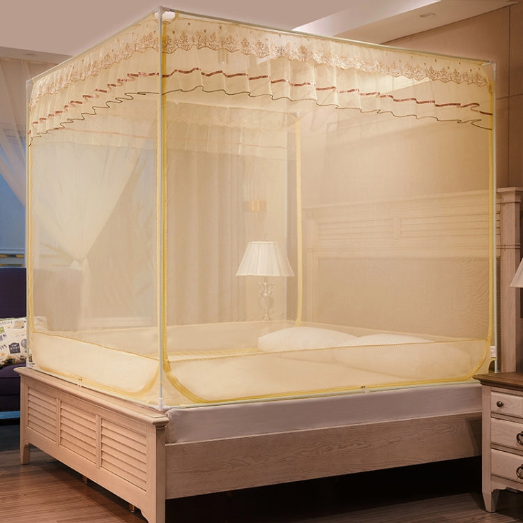 Household Free Installation Thickened Encryption Dustproof Mosquito Net, 120x200 cm Full Bottom, 150x200 cm Full Bottom, 180x200 cm Full Bottom, 180x220 cm Full Bottom, 200x220 cm Full Bottom, 120x200 cm Bed Back, 150x200 cm Bed Back, 180x200 cm Bed Ba...